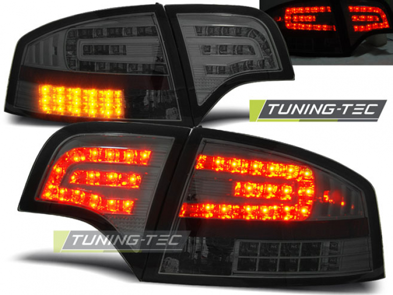 LED Upgrade Design Rückleuchten für Audi A4 B7 (8E) Limousine 04-08 schwarz/rauch